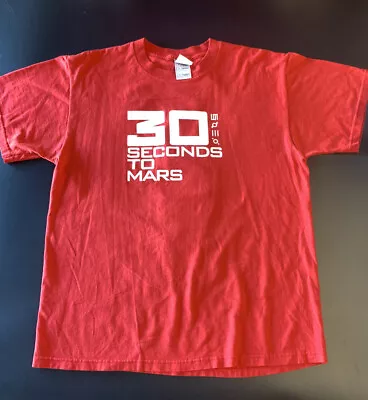 30 Seconds To Mars 30STM Official Vintage T-shirt Sz L Rare Jared Leto • £76.01