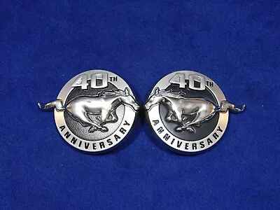 04 Ford Mustang 40th Anniversary Badge Fender Emblem Emblems OEM Used L05 • $26.99