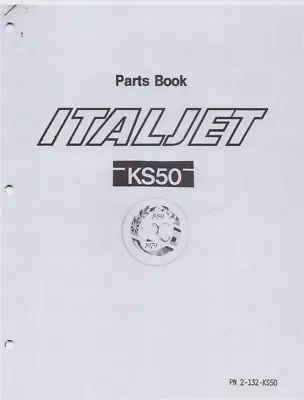 $17.75 • Buy Circa 1980 Italjet KS50 Mini Bike Parts Book COPY