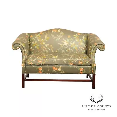 Sherrill Furniture Chippendale Style Camelback Loveseat • $1095