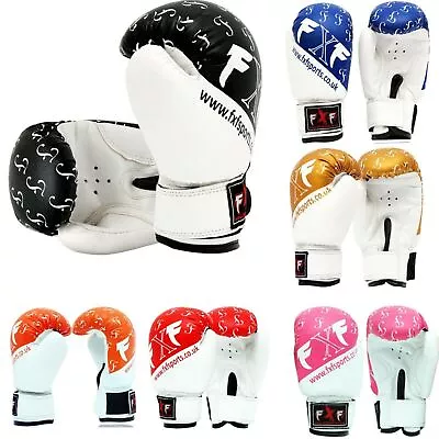 £10.99 • Buy Kids Junior Boxing Gloves Training Mitts Youth Sparring 4oz And 6oz Gloves