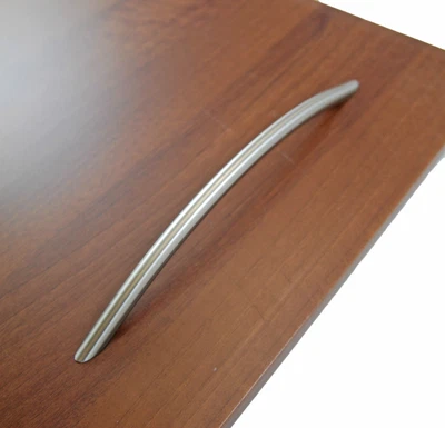 £2.39 • Buy Kitchen Cabinet Door Bow Handle Cupboard Drawer Brushed Chrome Bedroom Furniture