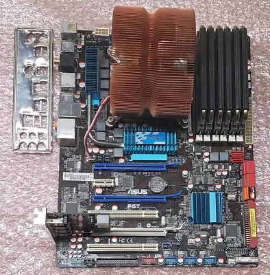 Asus P6T ATX X58 Motherboard I7 920 CPU & Zalman Fan 12GB OCZ Reaper DDR3 RAM • $99