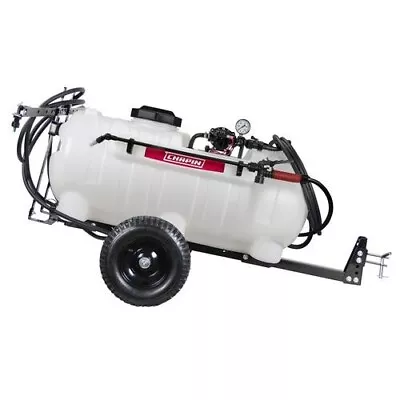 25 Gallon Trailer Sprayer 2.5 Gpm Pump Tow Behind Dual Filter 12V Diaphragm Pump • $531