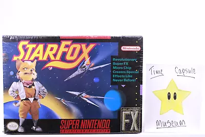 Star Fox New Super Nintendo Factory Sealed SNES WATA VGA V-Seam NIB Rare • $503.99