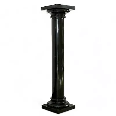 Column IN Marble Black Acceglio Italian Interiorindoor Outdoor Design H 100cm • £847.64