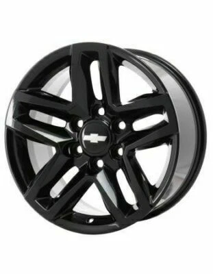 $1235 • Buy 2019 Fits Chevy Silverado Z71 Trail Boss 20 Gloss Black Wheels Rims 2020