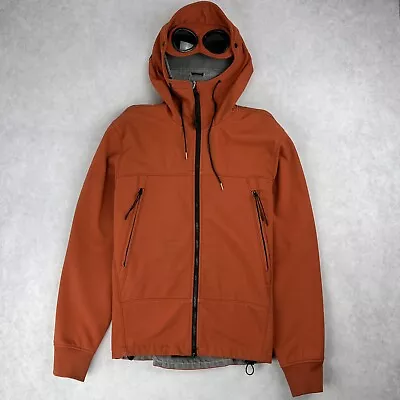 CP Company Soft Shell Goggle Jacket Orange Coat XL Hoodie 2064 • £164.95