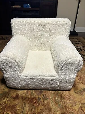 Pottery Barn Kids Sherpa My 1st Chair- Cream- New Never Used-18x16x20 • $55