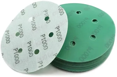 $18.39 • Buy 50x 5inch Sanding Discs 1000 Grit Hook Loop Wet Dry Sandpaper Orbital Sander Pad