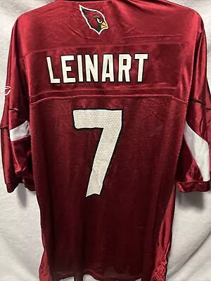 Arizona Cardinals Matt Leinart #7 Football Jersey Size XL NFL Reebok • $9.99