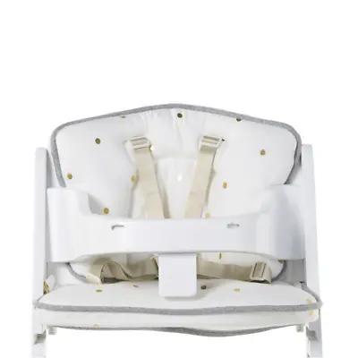 £35.50 • Buy Childhome Lambda Grow Chair Cushion Super Soft Highchair Insert – Gold Dots