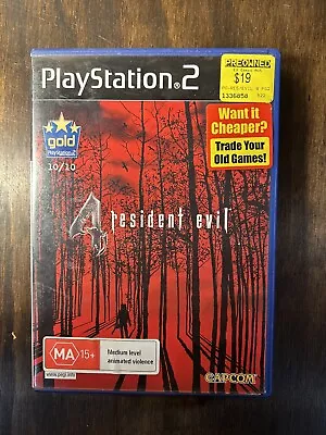 Resident Evil 4 - Playstation 2 PS2  (PAL Version) - Disc Box Manual • $30