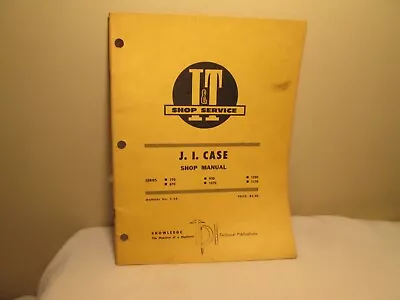 I & T  J.I. Case Shop Manual C-24 • $16