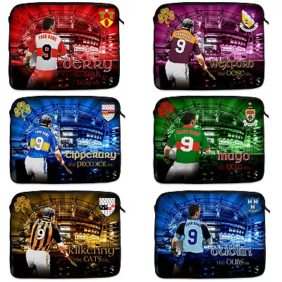 £14.95 • Buy GAA Hurling Laptop Sleeve Gaelic Neoprene Travel Case Boys Personalised Gift