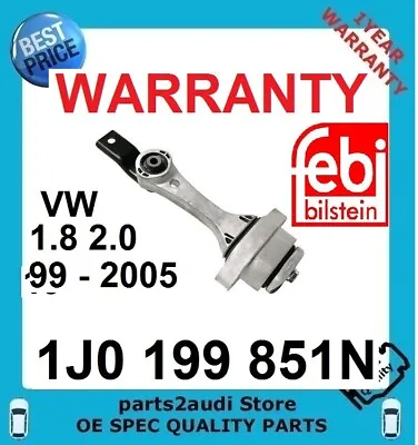 OE TRANSMISSION ENGINE MOUNT AUDI TTQVW BEETLEGOLFJETTA Mount 1J0199851AA • $48