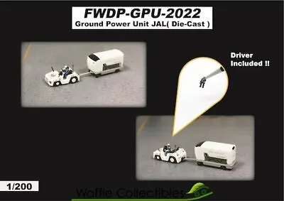 1:200 Fantasywings JAL Japan Airlines Ground Power Unit 83389 FWDP-GPU-2022  • $24.95