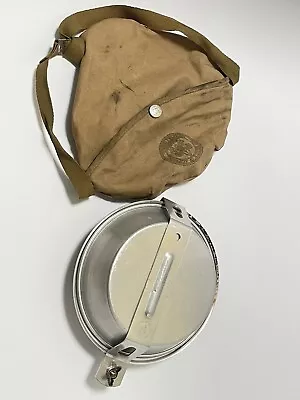 Vintage Boy Scouts Of America Official Mess Kit Cook Set Camping W/ Carrier • $14