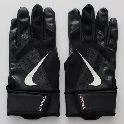 Nike Trout Force Edge Batting Gloves 2.0 Black/Chrome Mens Large • $40.45