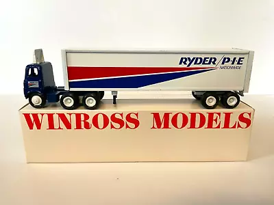 Ryder P.I.E. Nationwide With 5000 Cab Winross 1/64th Scale Tractor Trailer • $22.95