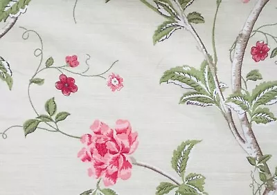 Laura Ashley Summer Palace Cranberry PRICE PER METRE • £19.99