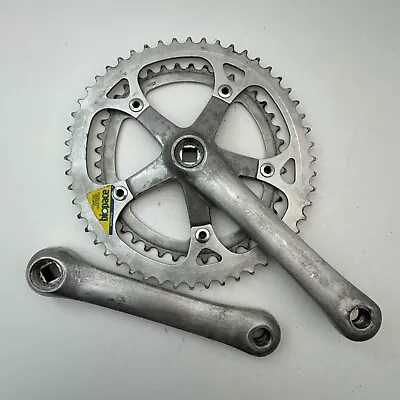 Vintage Shimano Biospace Crank Set Double 170 Mm 130 BCD FC-1051 Bike MTB A25 • $53.99