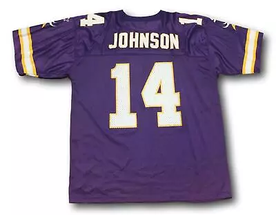 Vintage Throwback NFL Minnesota Vikings Brad Johnson Starter Jersey Size 52 XL  • $65.21