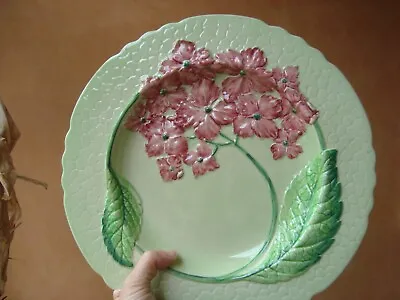 Vintage Carlton Ware Pink Hydrangea 11.25in Art Deco Serving Dish Aust Design • $90