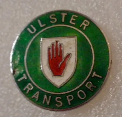 ULSTER TRANSPORT TRAIN DRIVER - Vintage Enamel Cap Badge - Northern Ireland • £29.50