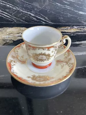 Meito China Japan Cup And Saucer - Hand Painted - Lovely Condition • £8