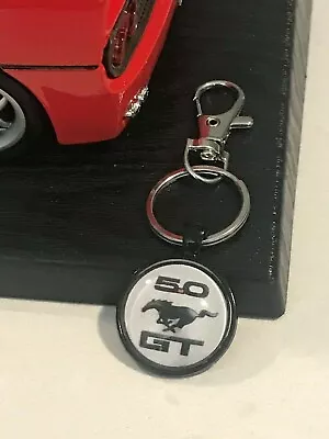 Ford 5.0 Mustang GT Key Chain - 5.0 Ford Mustang GT Keychain - Key Ring • $9.99