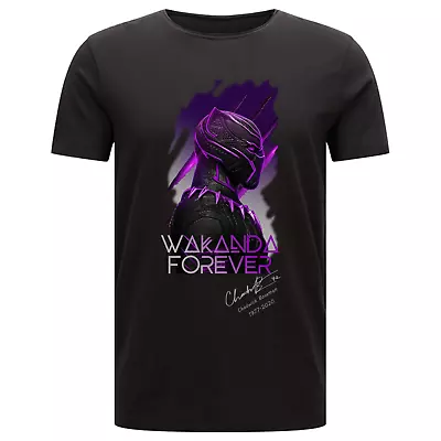 Black Panther T-ShirtAvengers Wakanda Night Mask Marvel Comics Adult Kids Top • £13.99