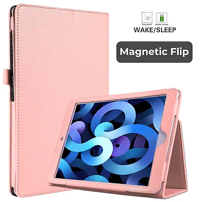 Case For IPad Air 5 (2022) Leather Magnetic Flip Stand Protective Smart Cover • £6.48