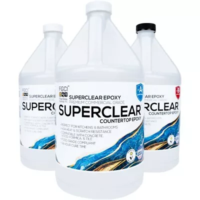 Brand New Super Clear Countertop Epoxy Resin 2:1 (3 Gallon) • $105