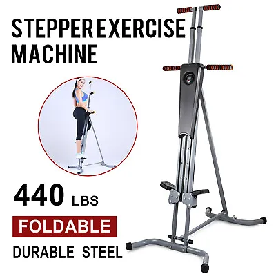 NEW!! Maxi Climber Vertical Stepper Exercise Fitness Monitor & Manual Sealed Gym • $109.90