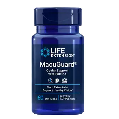 Macuguard Ocular Support With Saffron 60 Softgels • $18