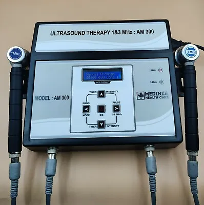 US Pro Ultrasound Therapy 1MHz & 3MHz Unit Home Use Physical Therapy Machine • $179.99