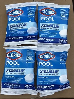 Clorox Pool & Spa XtraBlue Chlorinating Tablets 4 Packages Free Shipping Sealed • $24