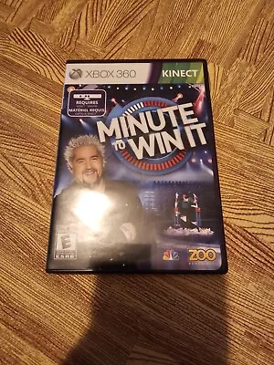 Minute To Win It (Kinect) - Xbox 360 - Video Game CIB • $4.99