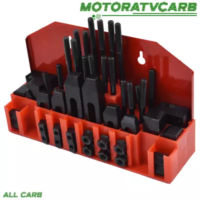 ALL-CARB 58Pcs Pro-Series 7/16  T-Slot Clamping Kit Bridgeport Mill Set T 3/8-16 • $58.12