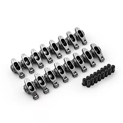 Chevy BBC 454 1.7 Ratio 7/16  Stainless Steel Roller Rocker Arms Set • $211.26