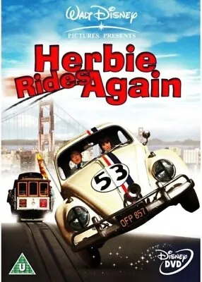 Herbie Rides Again Helen Hayes Ken Berry Stefanie Powers Walt Disney Uk Dvd New • £3.49