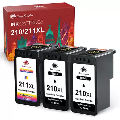 PG-210XL CL-211XL Ink Cartridge Compatible With Canon PIXMA MP280 480 490 495 • $15.95