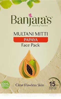 Natural Multani Mitti And Papaya Face Pack Powder 100 Gm • $12.99