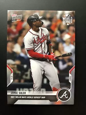 2021 Topps Now Jorge Soler World Series MVP | Atlanta Braves | #1041 • $5