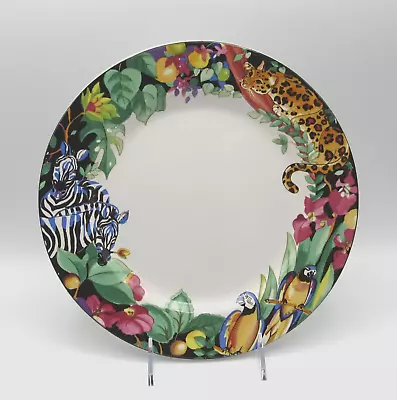 Rain Forest By Vitromaster Dinner Plate Euc • $21.97