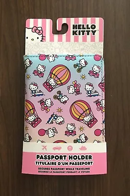 Sanrio Hello Kitty-Vehicles Gradient Pattern Passport Holder Cute Travel Wallet • $19.99