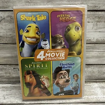 Dreamworks 4-Movie Collection (DVD 20204-Disc Set) New Shark Tale Spirit Etc • $9.95