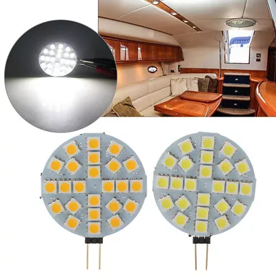 DC12V G4 Socket 24 LED Light Lamp 5050 SMD LED Bulb Lamp Round Bulbs For Car US • $10.03