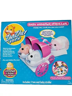 Zhu Zhu Pets Baby Hamster Stroller New • £19.50